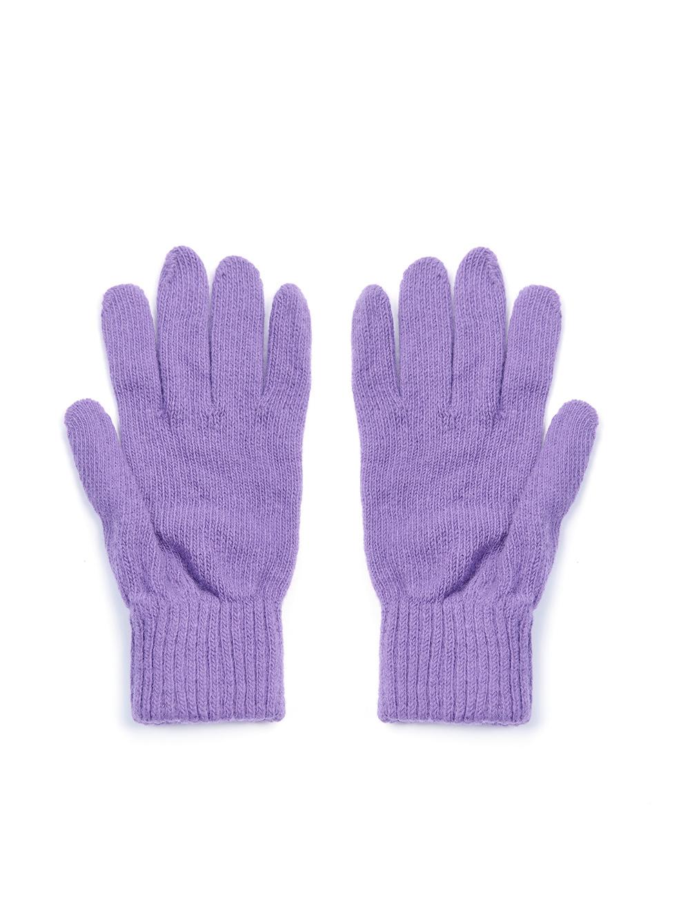 Save The Queen guanti in maglia con applicazione in madreperla Italy
