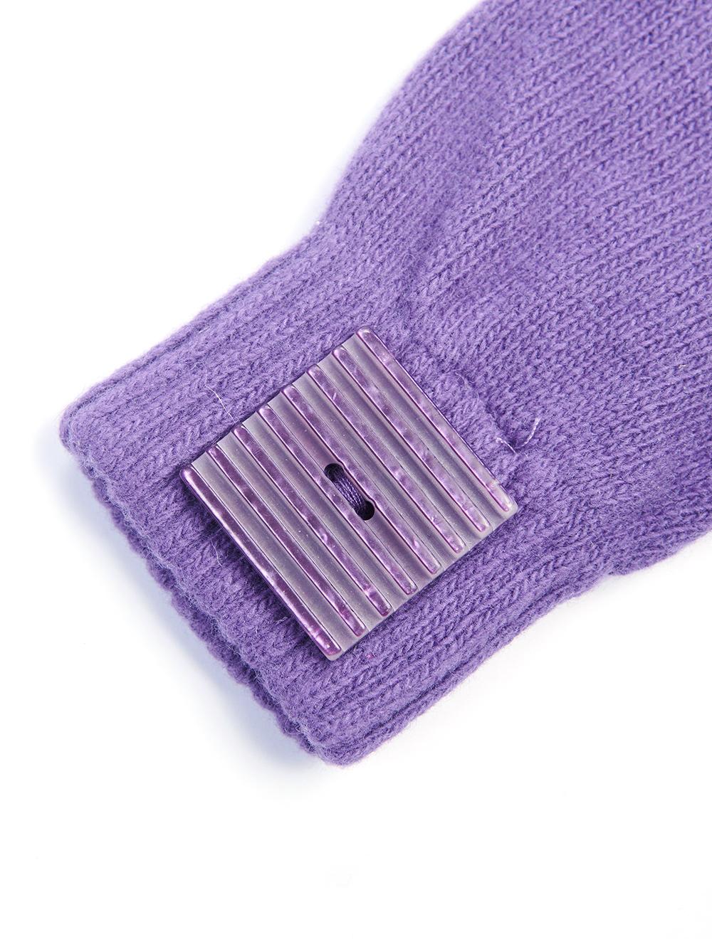 Save The Queen guanti in maglia con applicazione in madreperla Italy