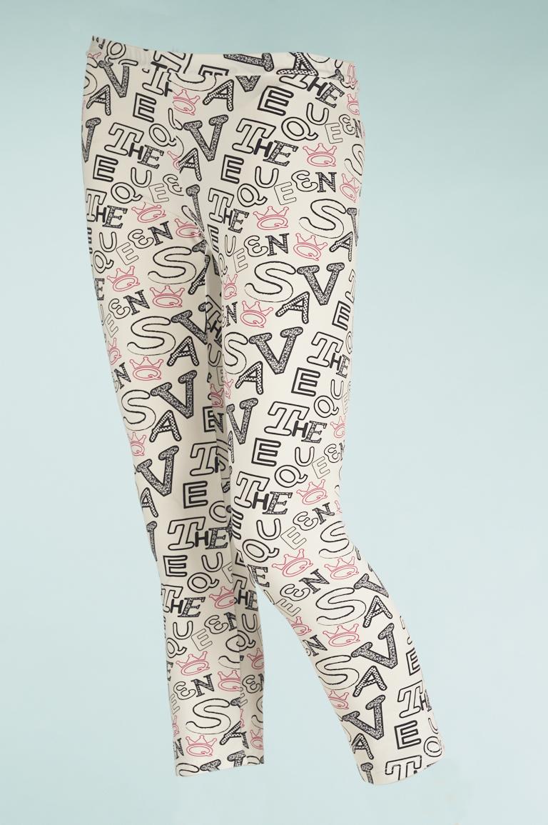 Save The Queen Leggings stampato Spedizione Gratuita