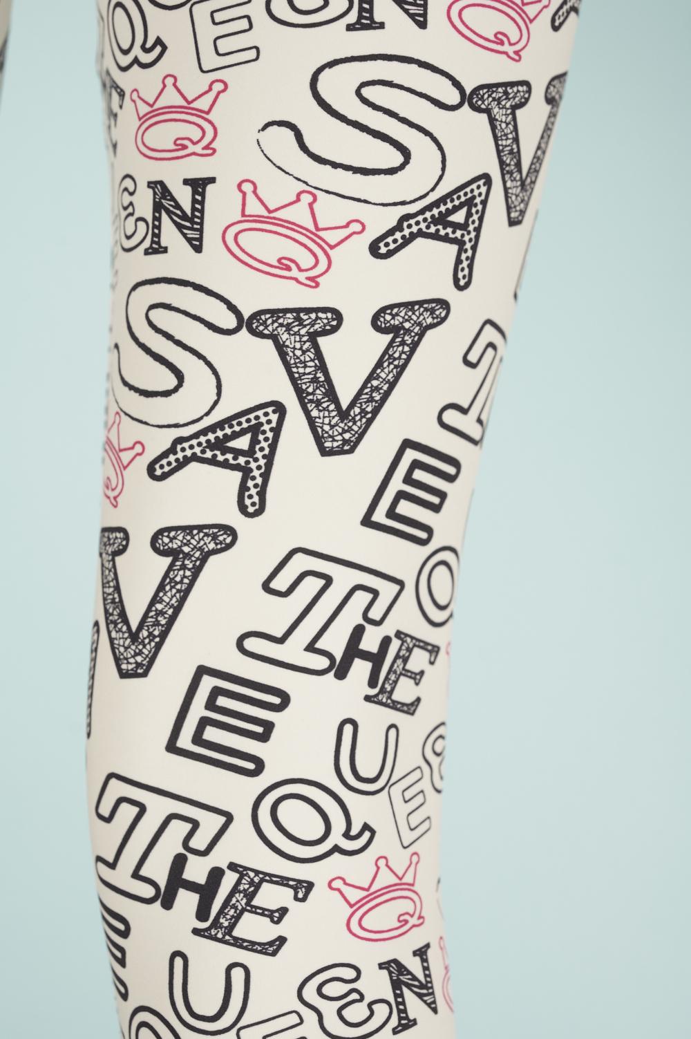 Save The Queen Leggings stampato Spedizione Gratuita
