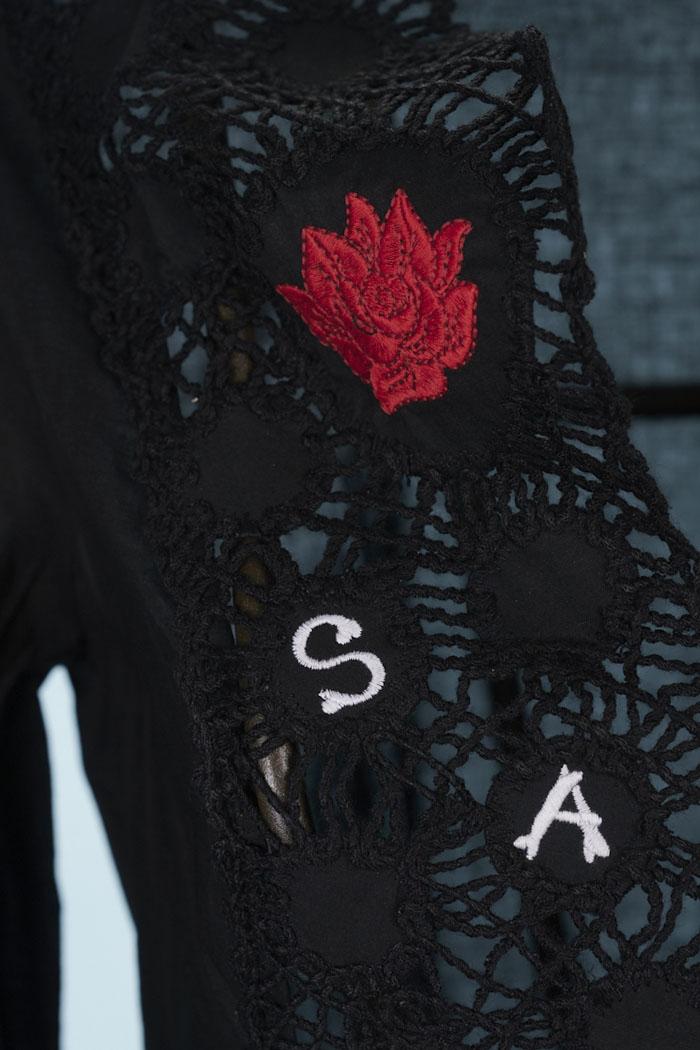 Save The Queen Camicia lunga in cotone Economico