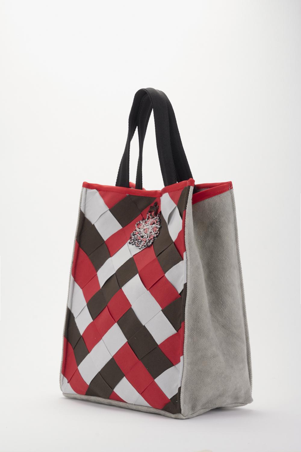 Save The Queen Borsa in canvas di cotone Vendita Calda