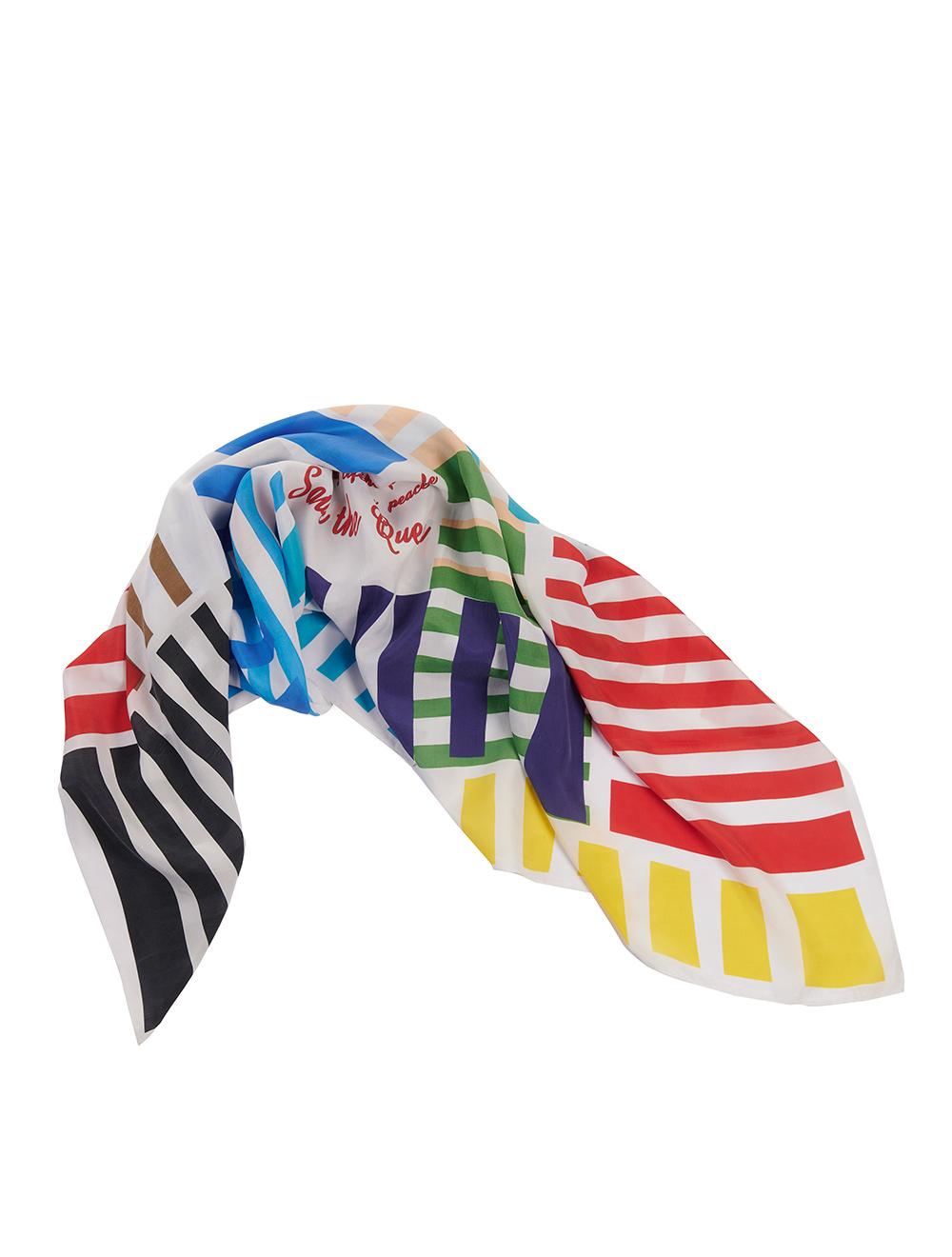 Save The Queen Foulard multicolor con dedica alla Pace Novità