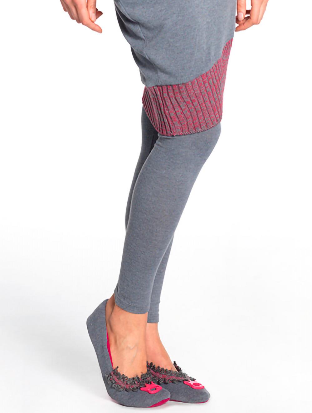 Save The Queen Vestito lungo grigio con ricamo + leggins Spedizione Gratuita