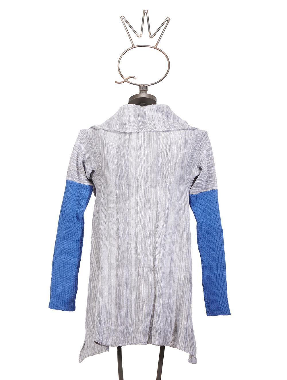 Save The Queen Camicia da notte bluette corta con ricamo con cardigan Negozi Online