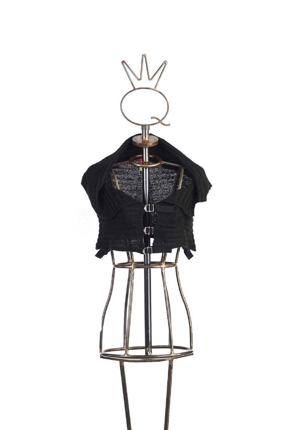 Save The Queen Top in viscosa grigia con leggins e coprispalle Fino Al -60%