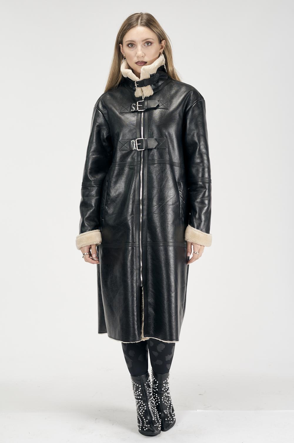 Save The Queen Eco-Shearling lungo