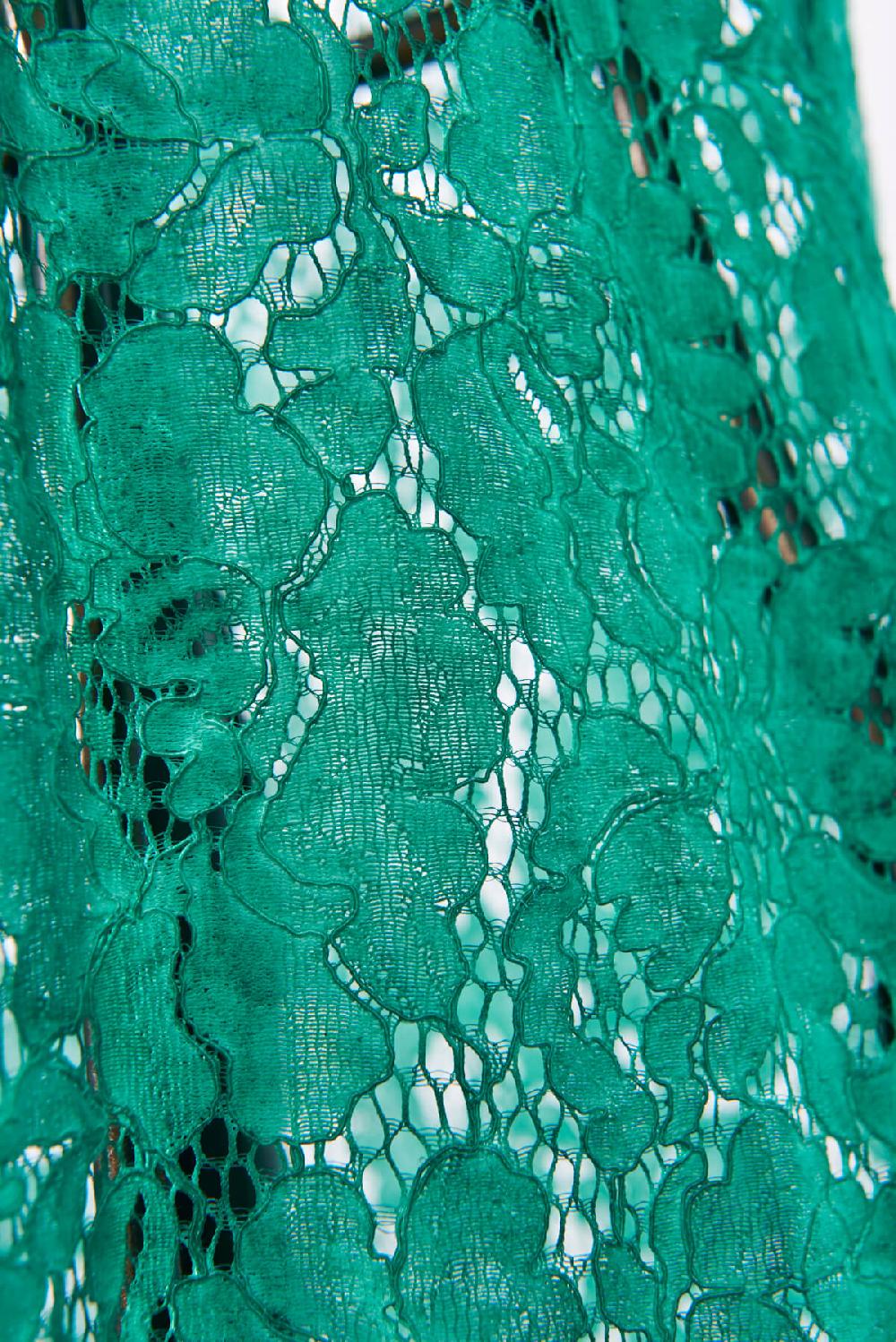 Save The Queen Spolverino in pizzo color verde smeraldo I Più Venduti