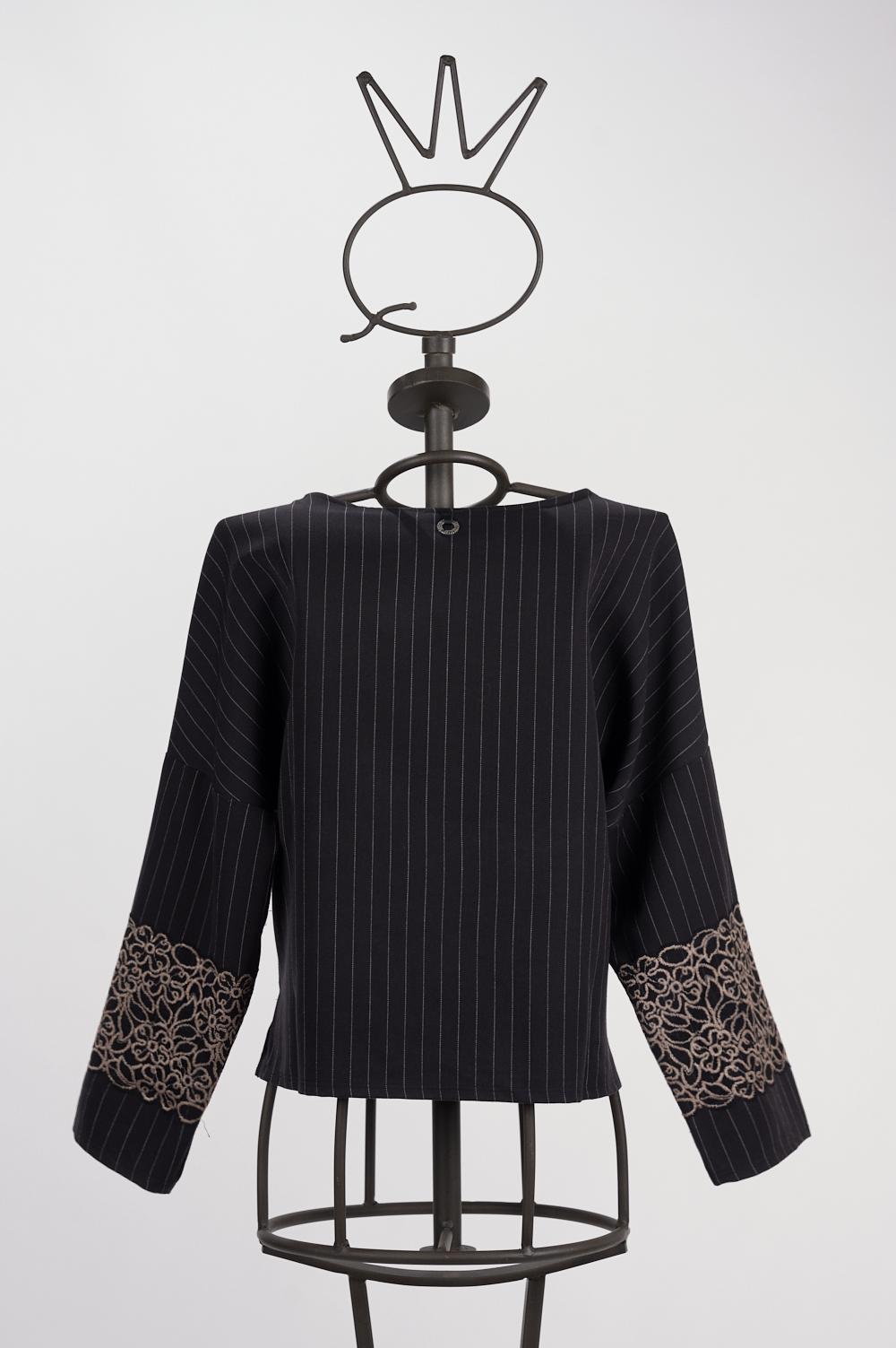 Save The Queen Blusa corta gessata Soddisfazione Garantita