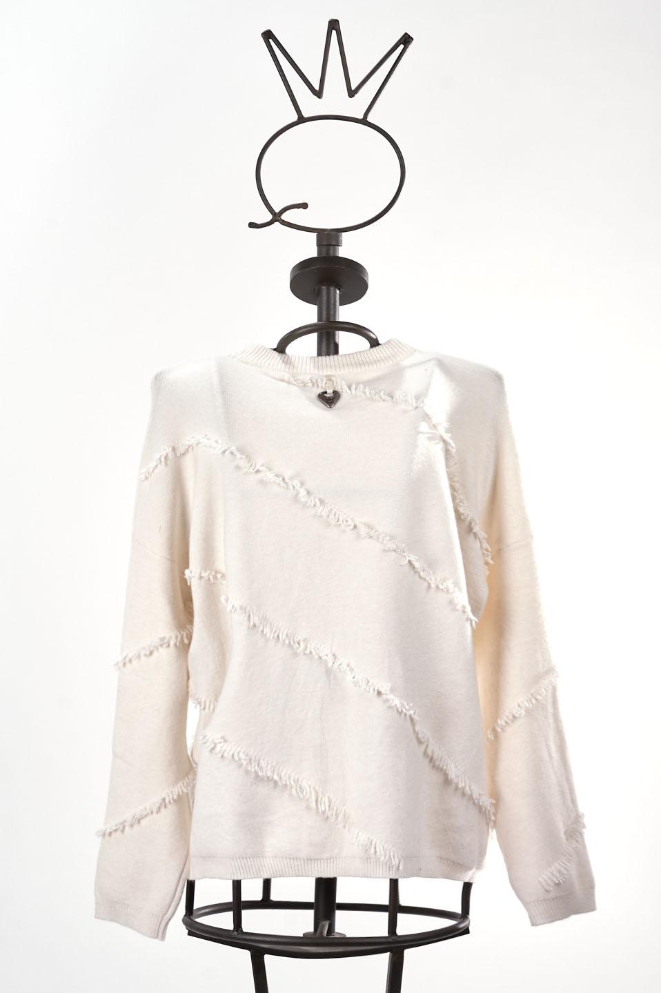 Save The Queen Maglia larga panna Prezzo Ridotto