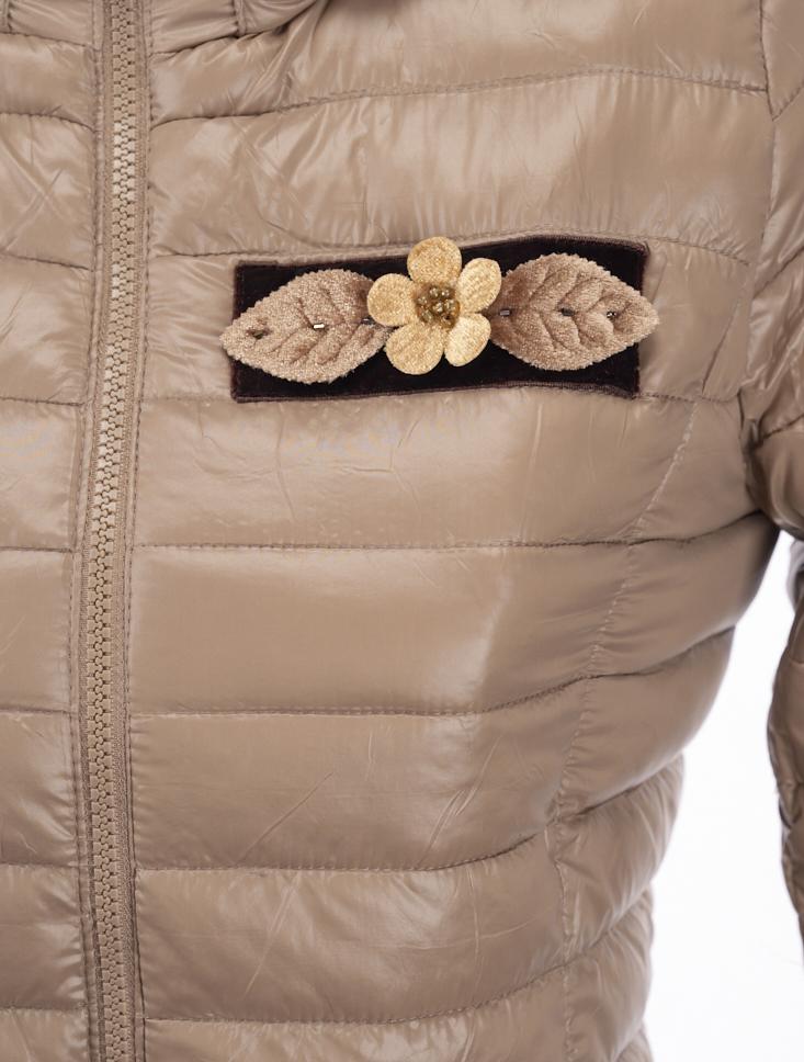 Save The Queen Piumino leggero tortora Latest fashion