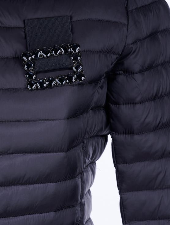 Save The Queen Piumino leggero color nero Sottocosto