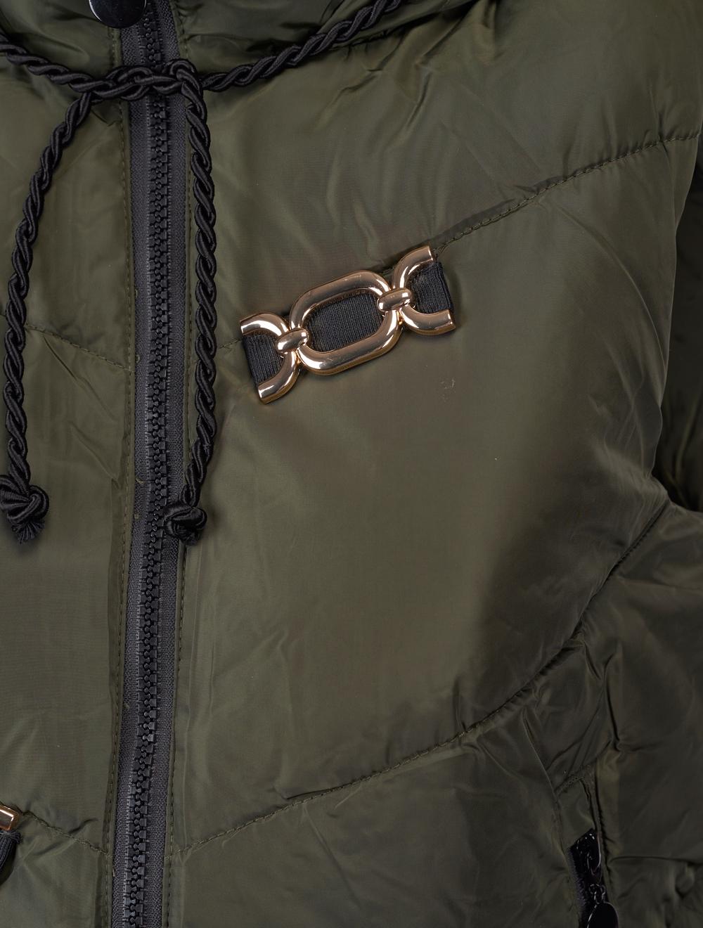Save The Queen Piumino smanicato verde con cappuccio Sconto