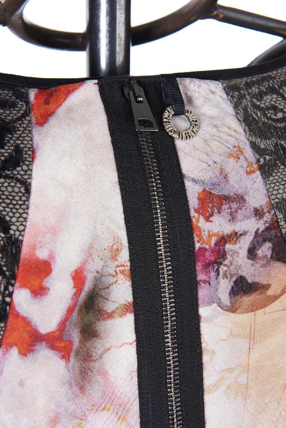 Save The Queen vestito corto a tubino a fantasia Outlet