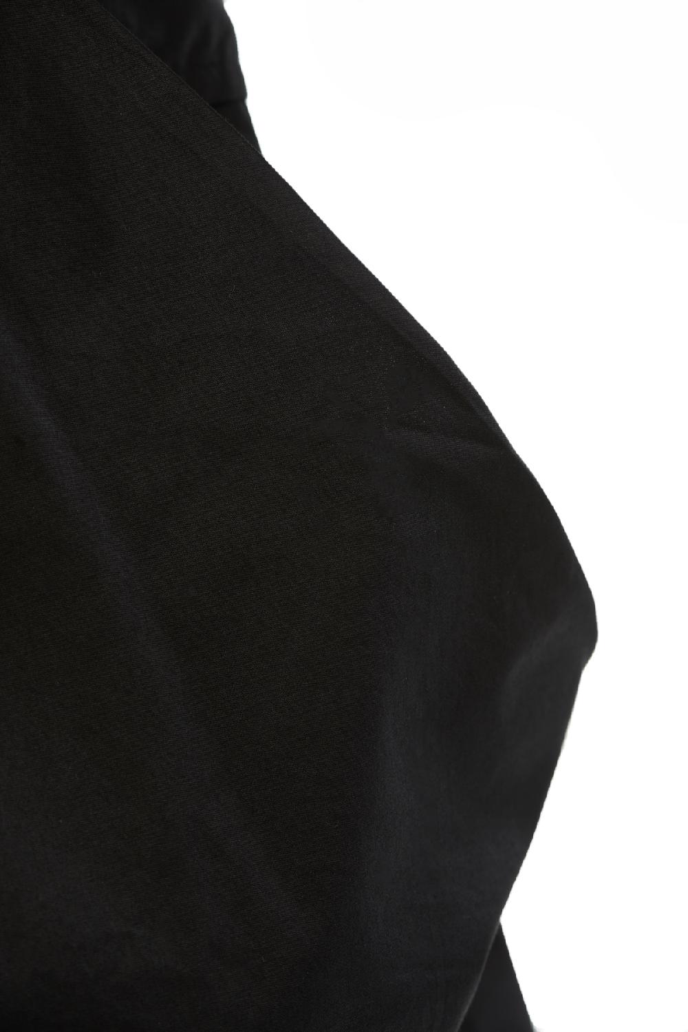 Save The Queen Vestito corto nero con decorazioni in metallo Vendita Calda