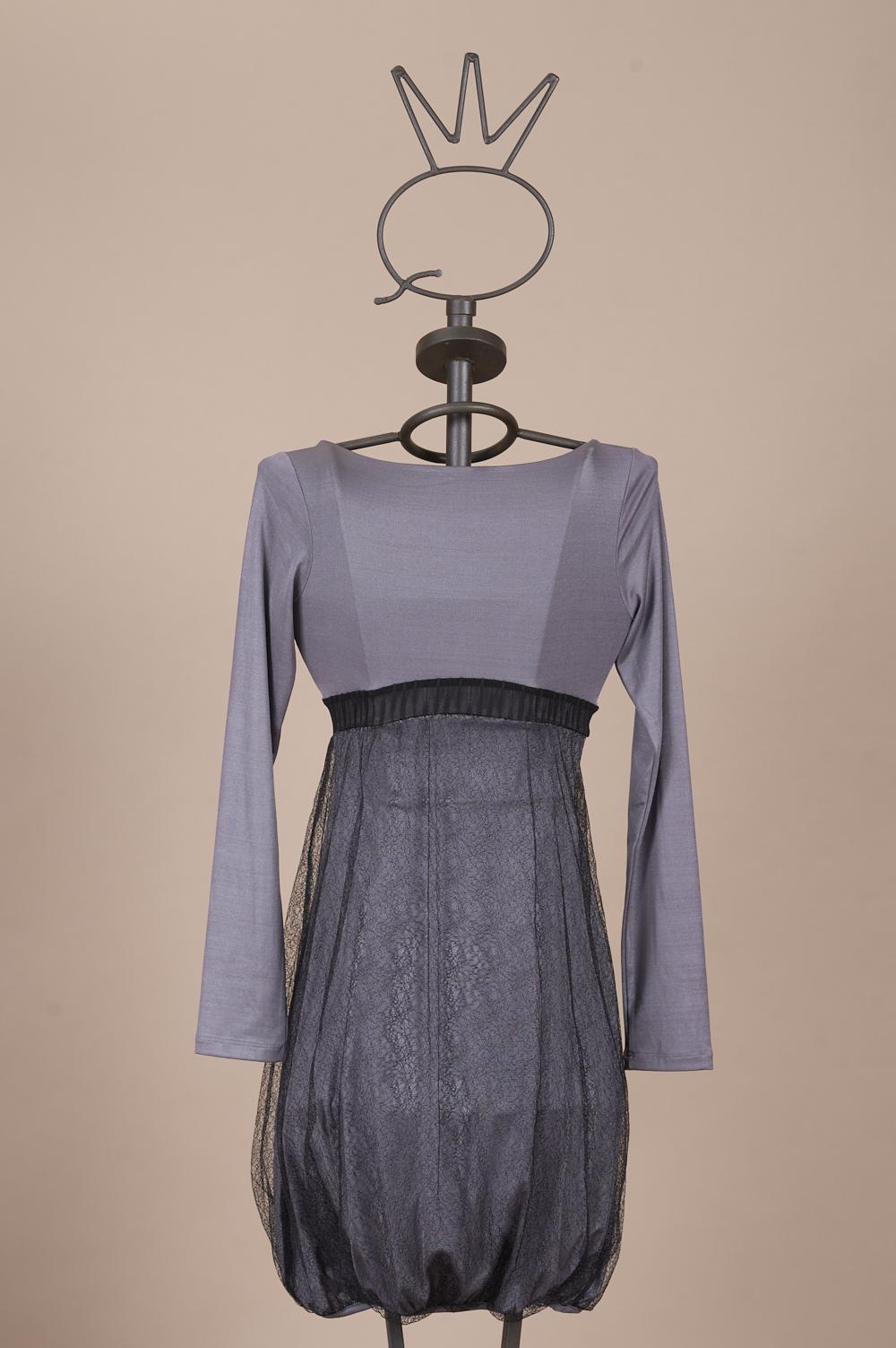 Save The Queen Vestito corto grigio In Saldo