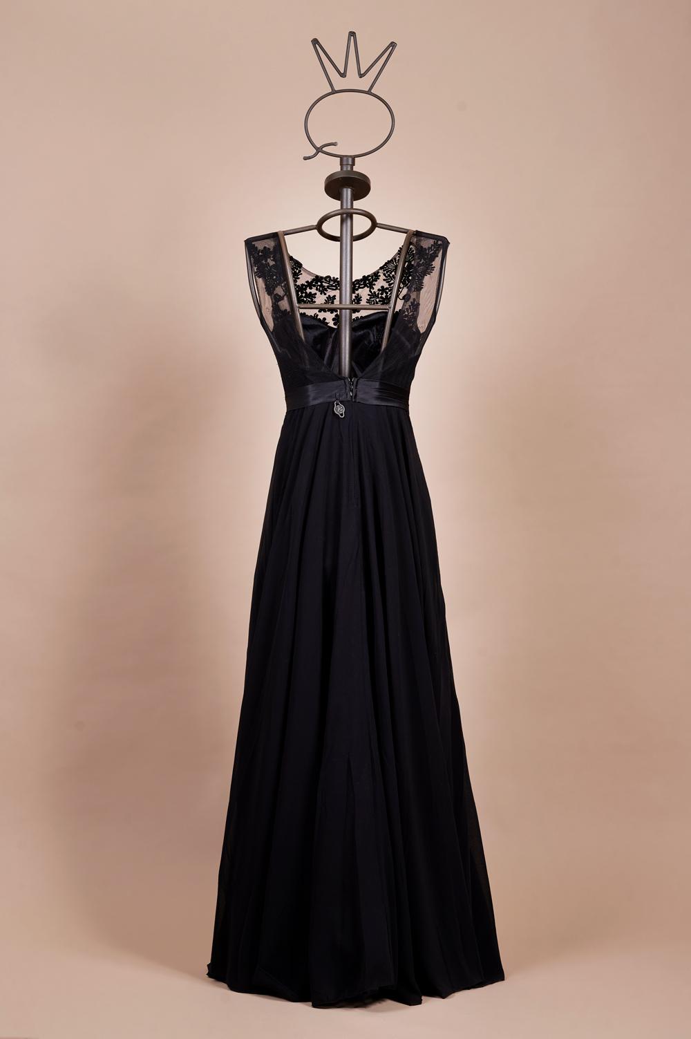 Save The Queen Vestito lungo nero In Linea