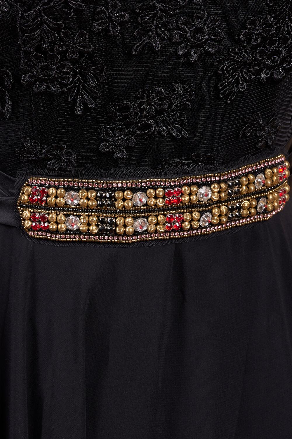 Save The Queen Vestito lungo nero In Linea