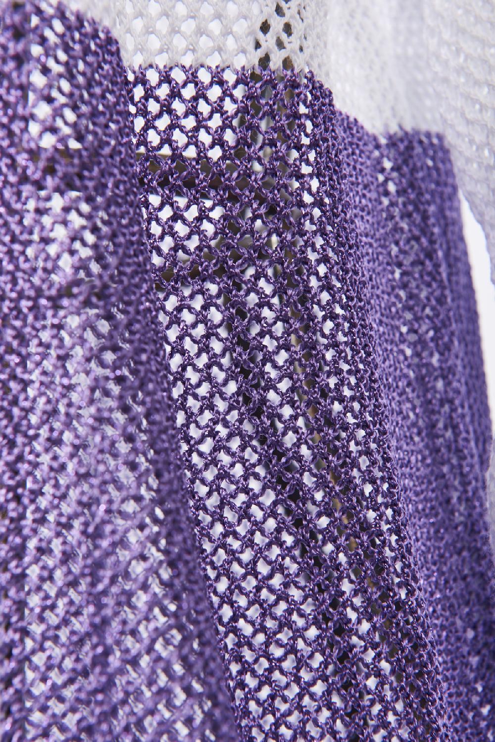 Save The Queen Cardigan bianco e lilla Convenienza