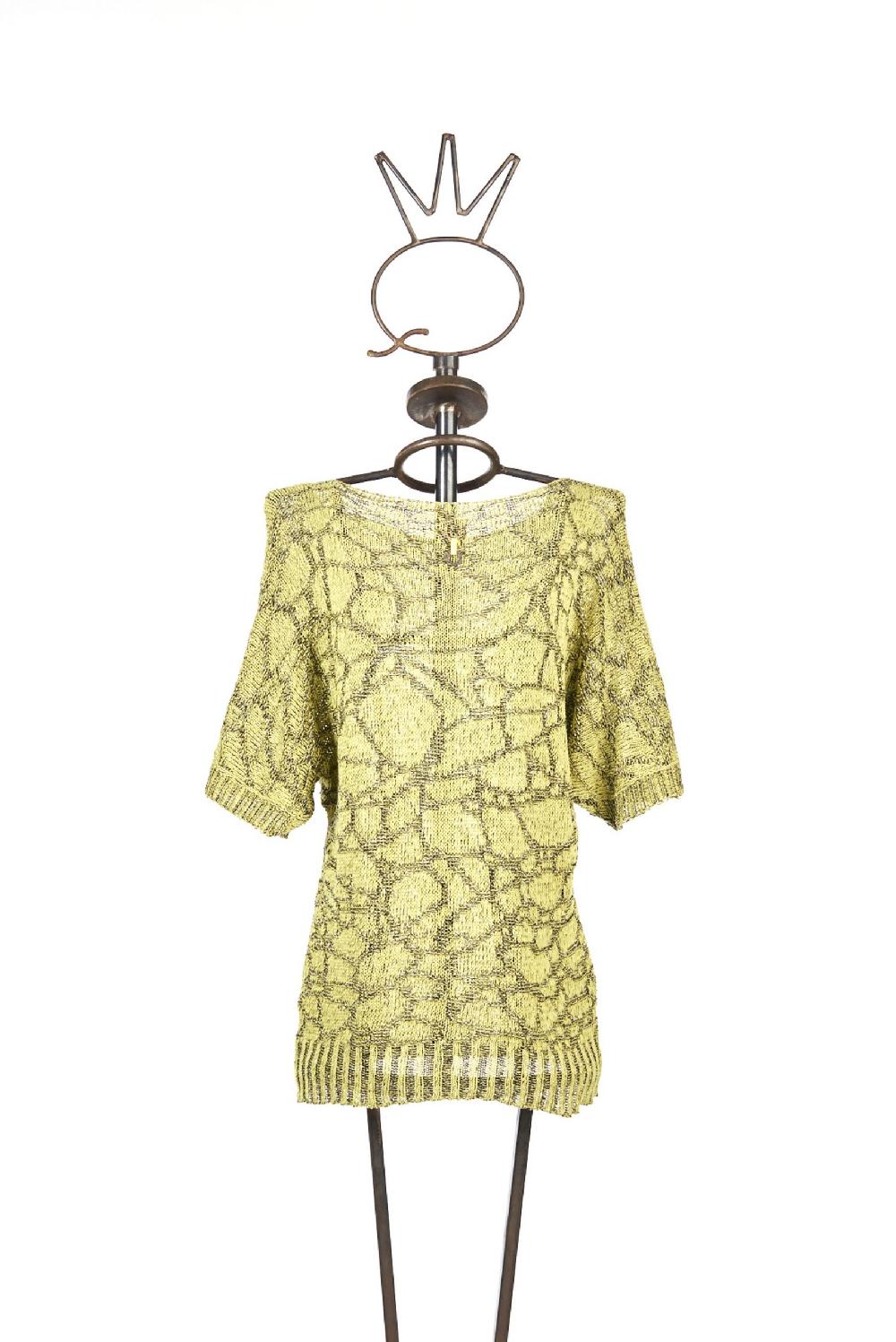 Save The Queen maglia gialla con ricamo Offerta esclusiva