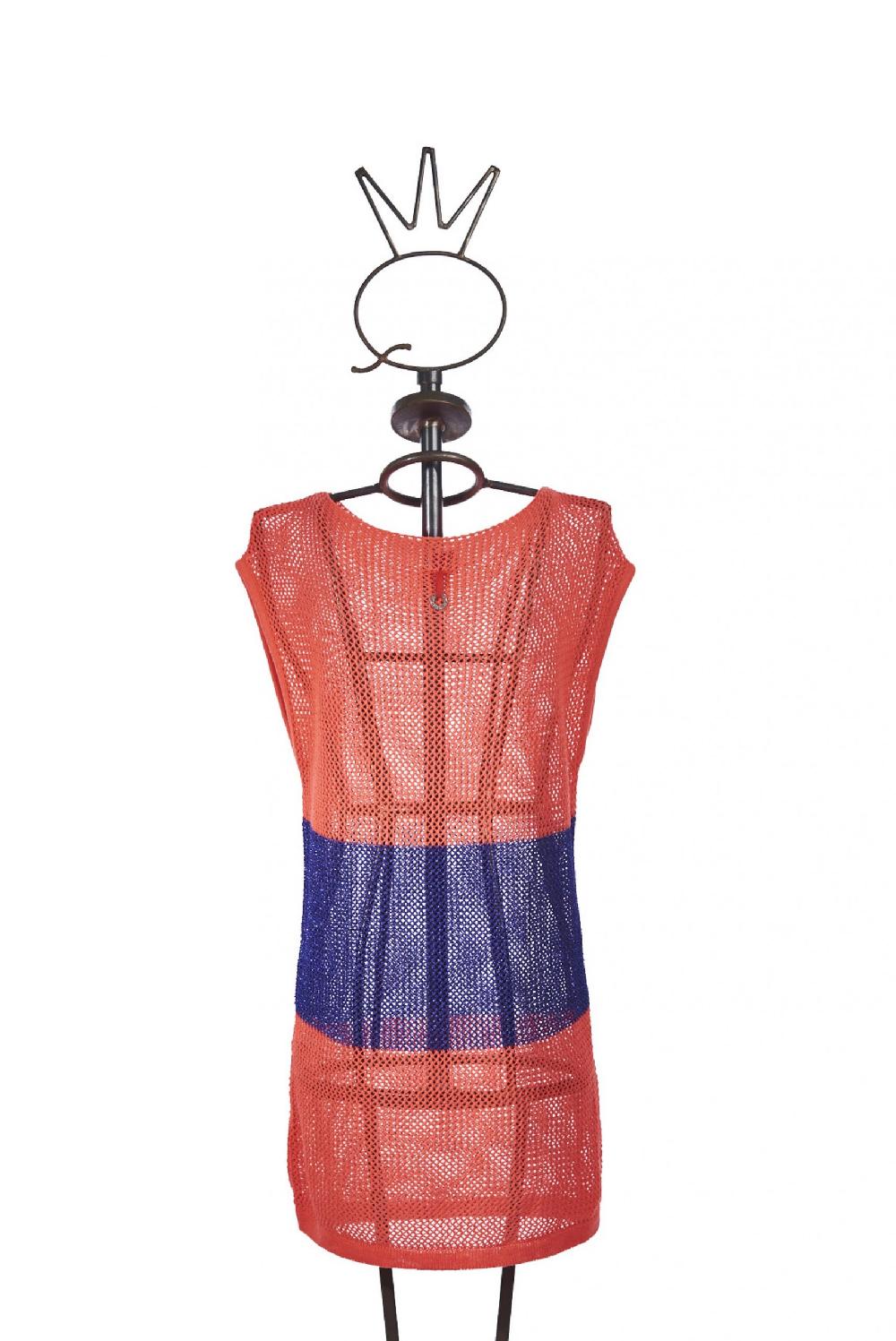 Save The Queen Maglia a tunica corallo e viola Vendite stagionali