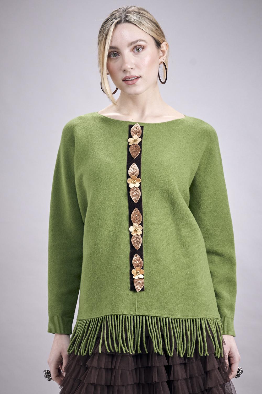Save The Queen Maglia in tricot verde Offerta Giorno del Papà
