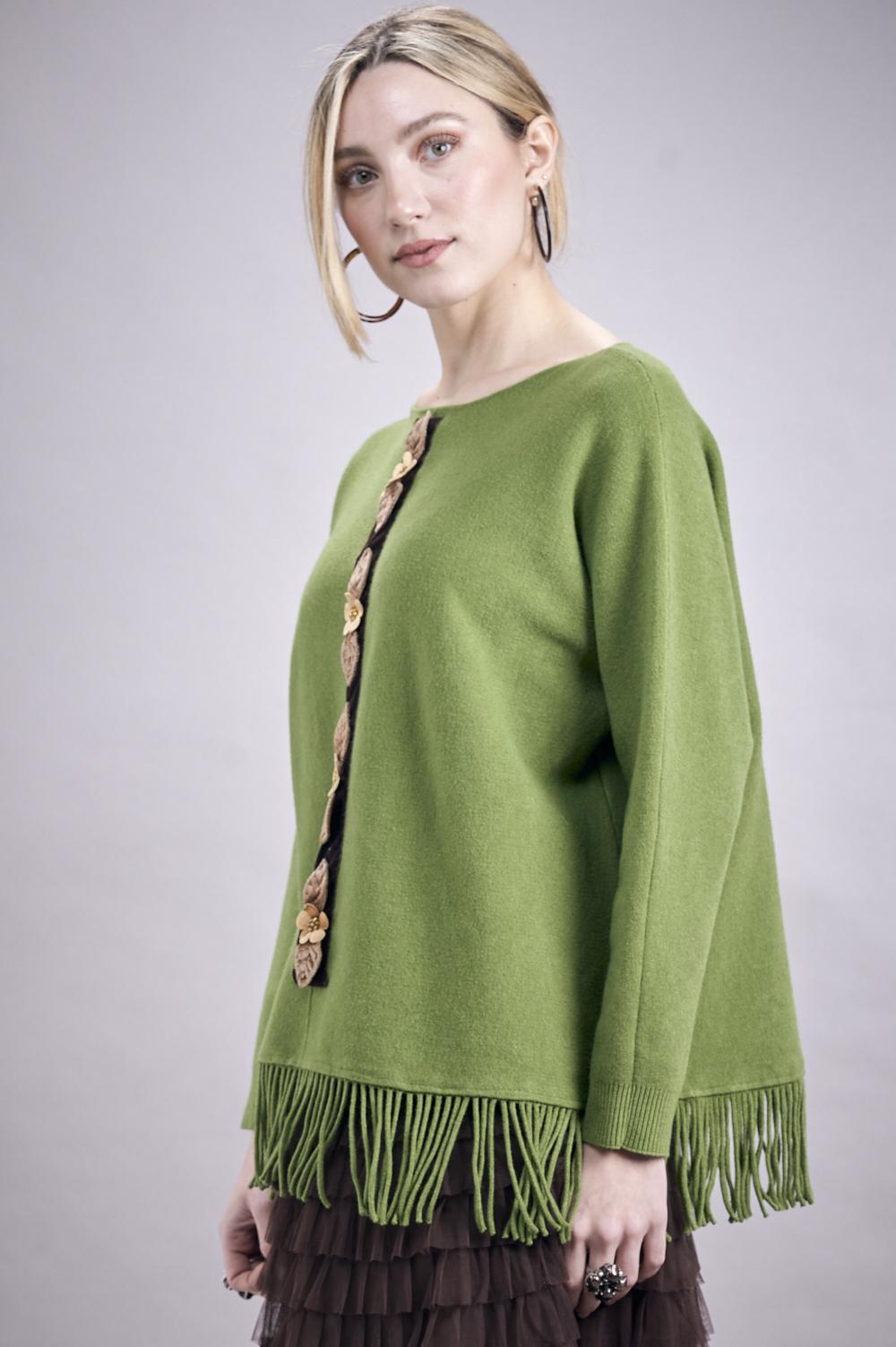 Save The Queen Maglia in tricot verde Offerta Giorno del Papà