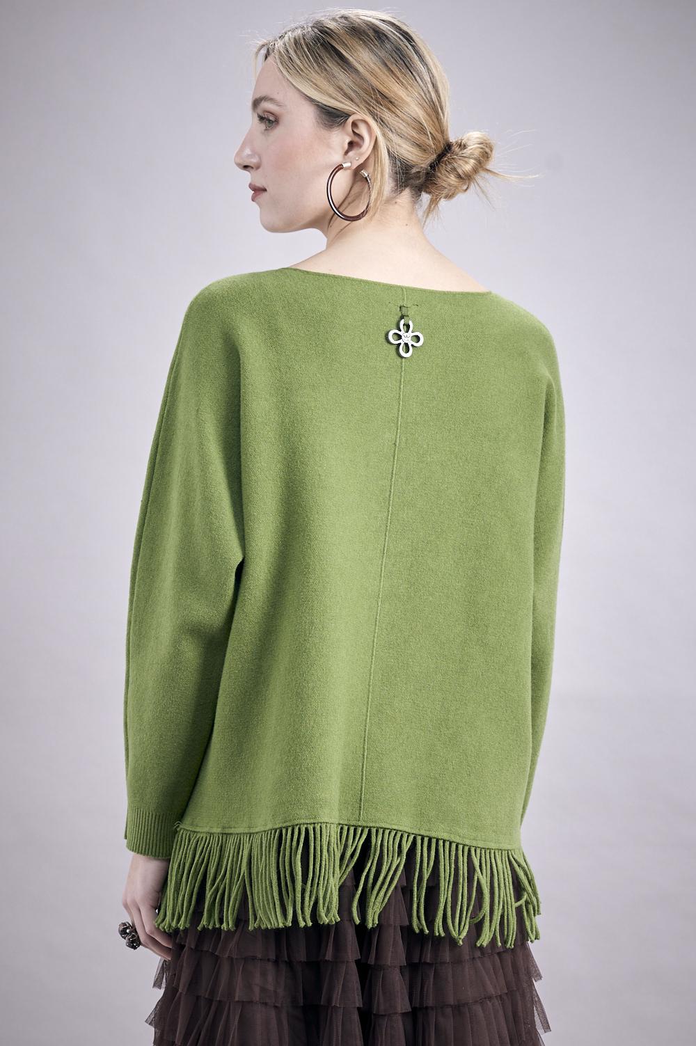 Save The Queen Maglia in tricot verde Offerta Giorno del Papà