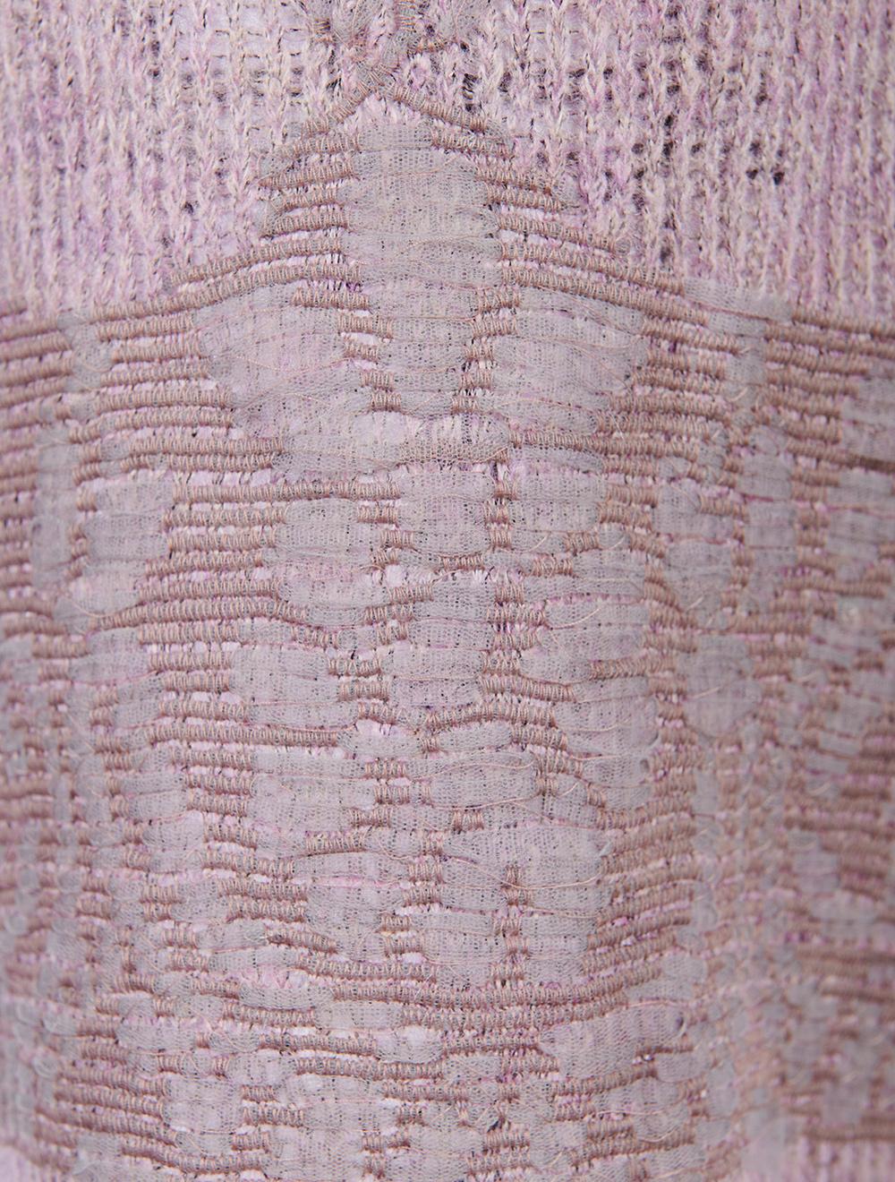 Save The Queen Tunica color glicine in lana mohair con ricamo Offerta settimanale