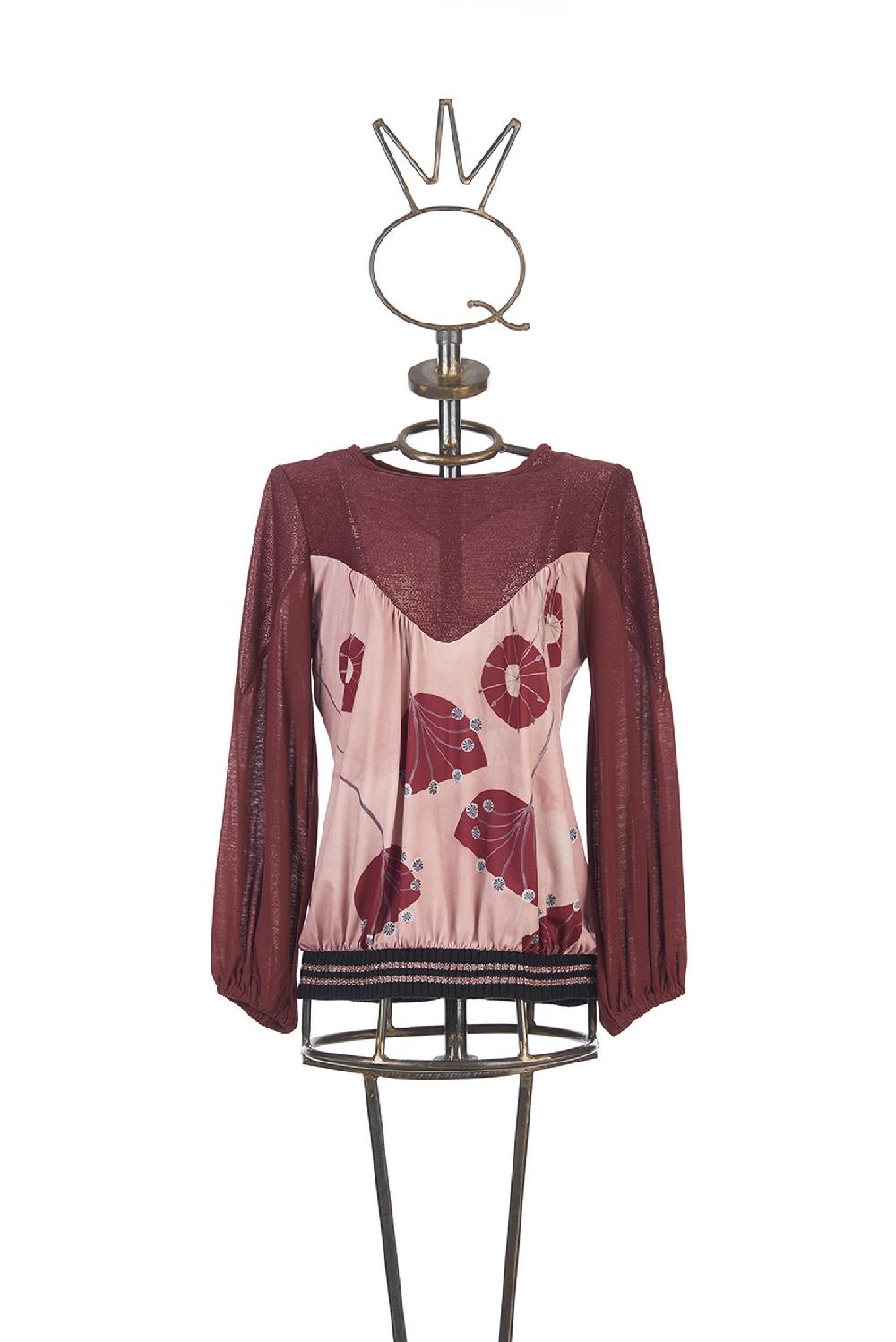 Save The Queen t-shirt con stampa e lavorazione patchwork ACQUISTA ORA