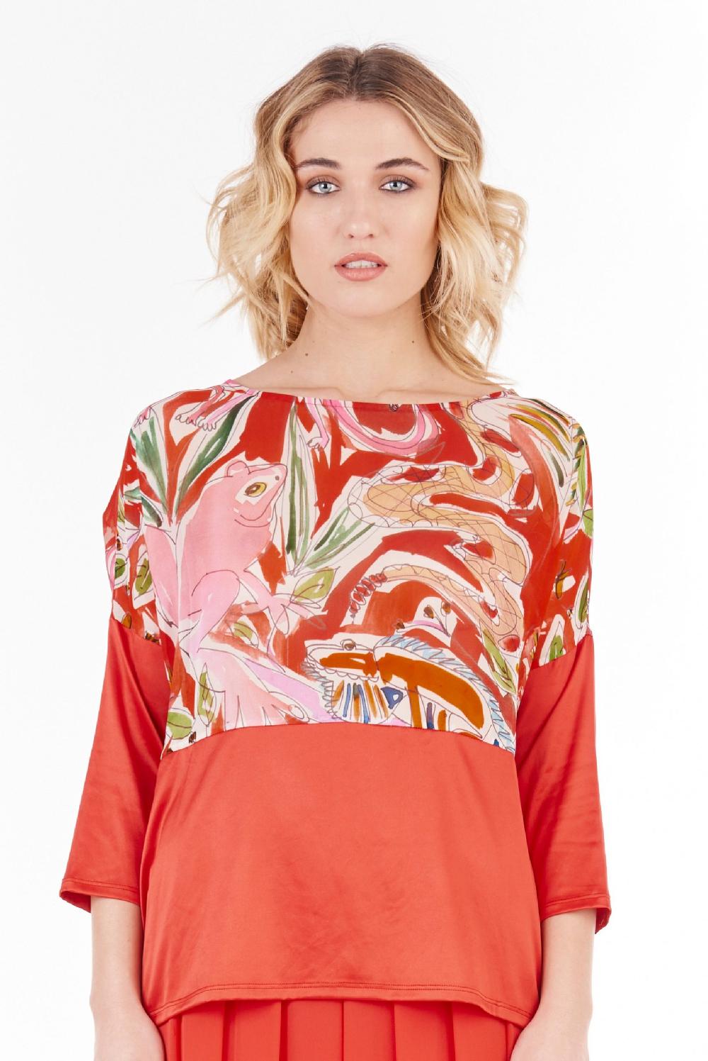 Save The Queen Blusa con stampa Qualità Garantita