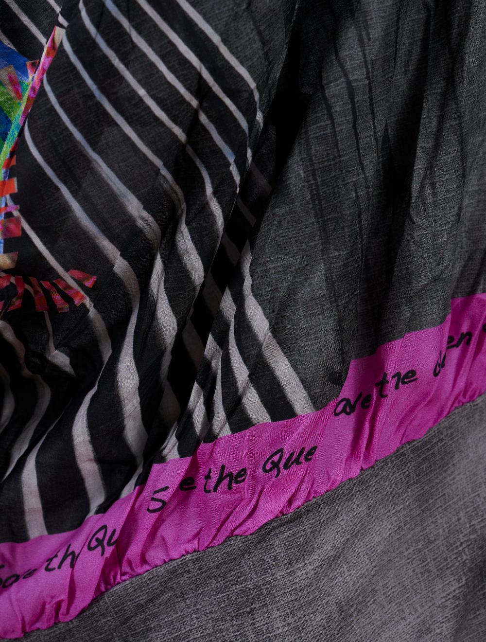Save The Queen Bluse in mussola di cotone stampata Negozi Online
