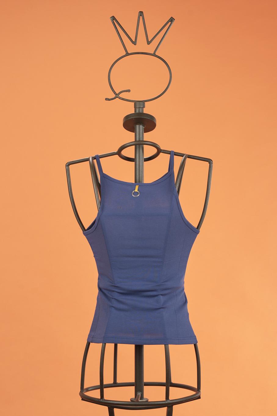 Save The Queen Top blu Nuova