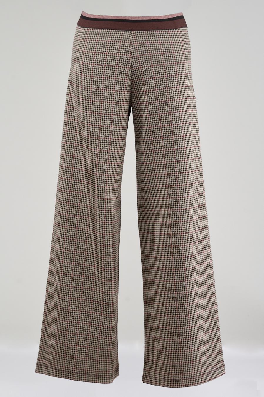 Save The Queen Pantalone largo a quadretti Latest fashion