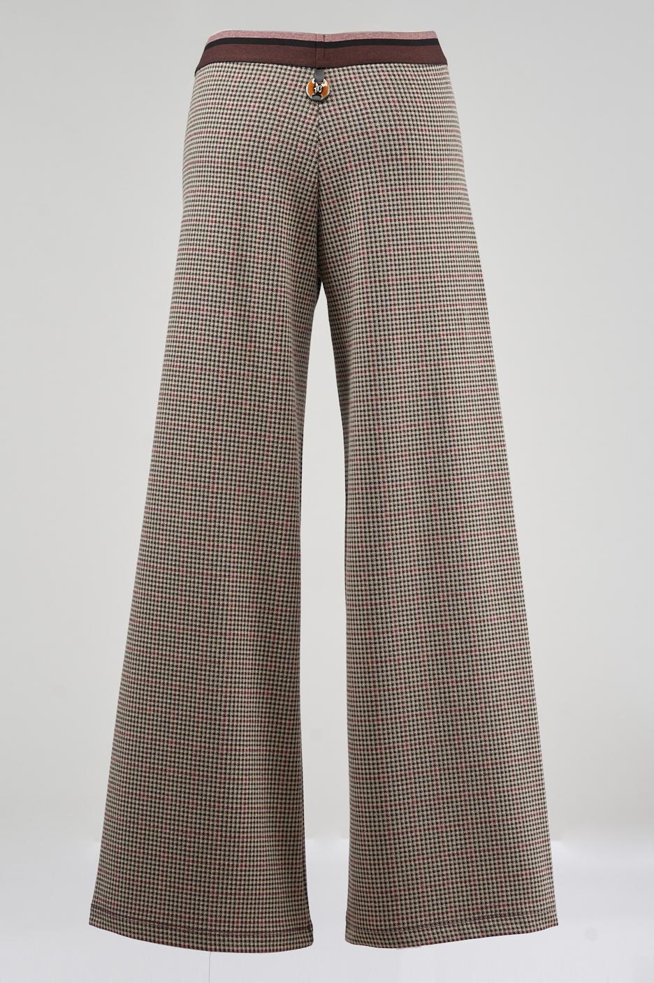 Save The Queen Pantalone largo a quadretti Latest fashion