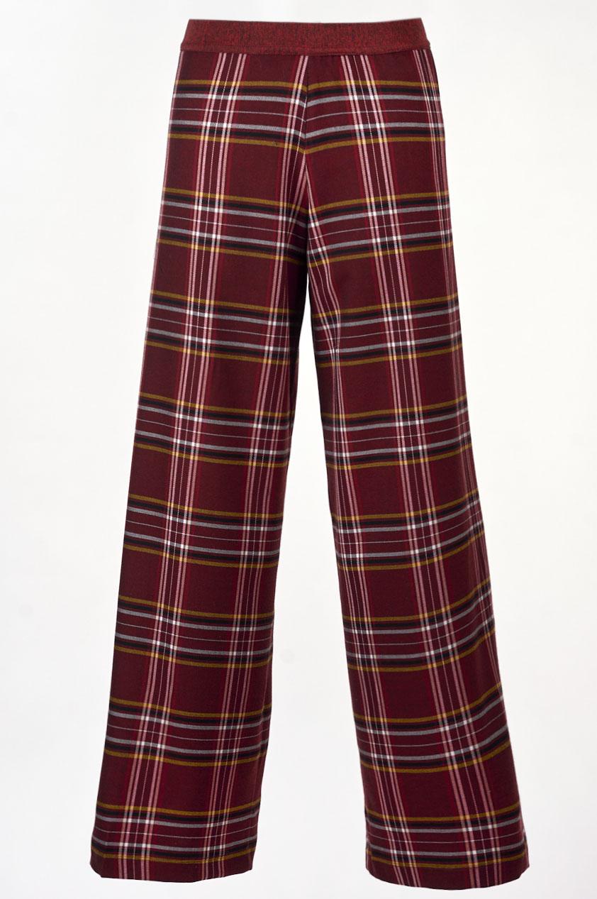 Save The Queen Pantalone largo a quadri Online Outlet