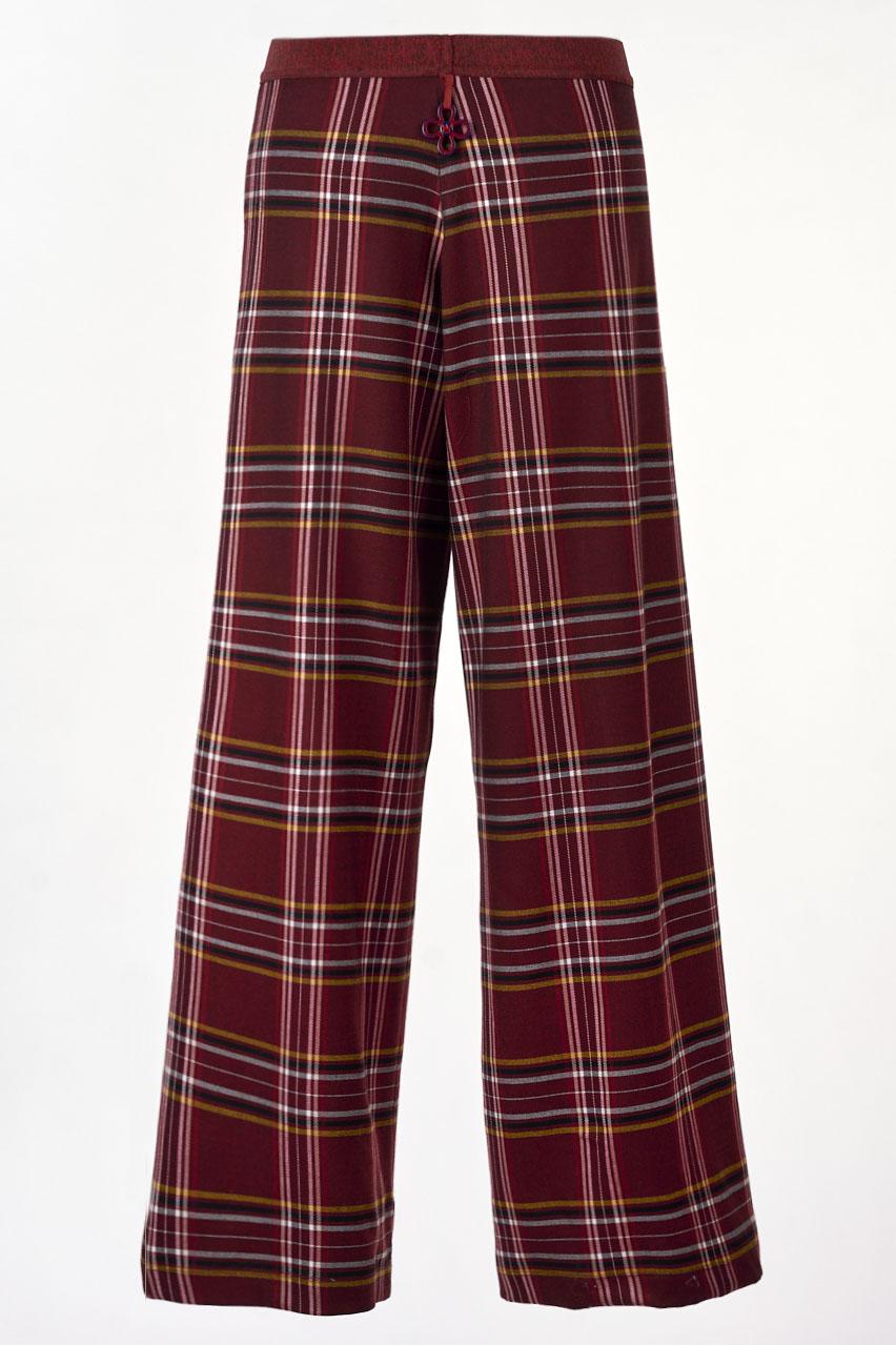 Save The Queen Pantalone largo a quadri Online Outlet