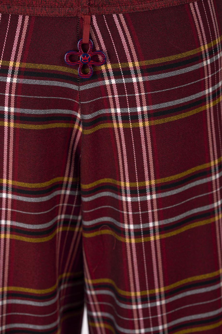 Save The Queen Pantalone largo a quadri Online Outlet