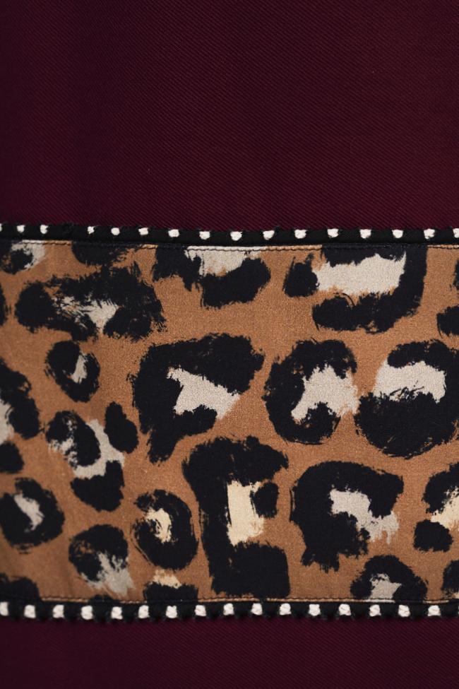 Save The Queen Pantalone largo bordeaux Offerta temporanea