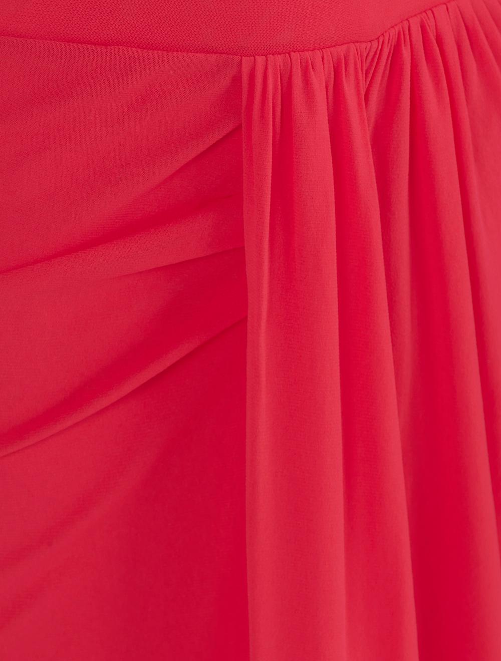 Save The Queen Gonna lunga in tulle rosso Bestseller