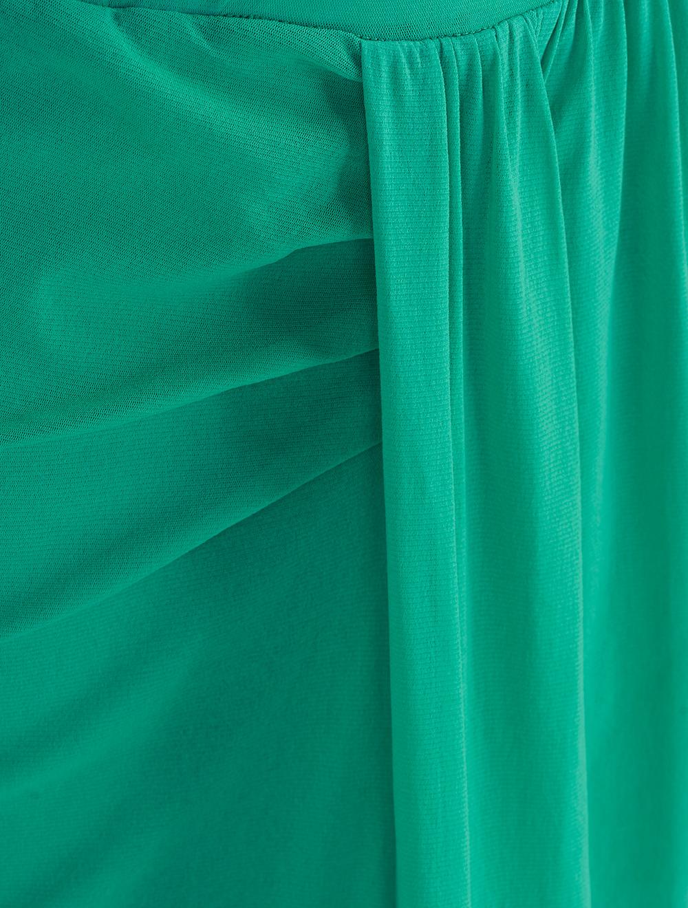 Save The Queen Gonna lunga in tulle verde smeraldo Sconti VIP