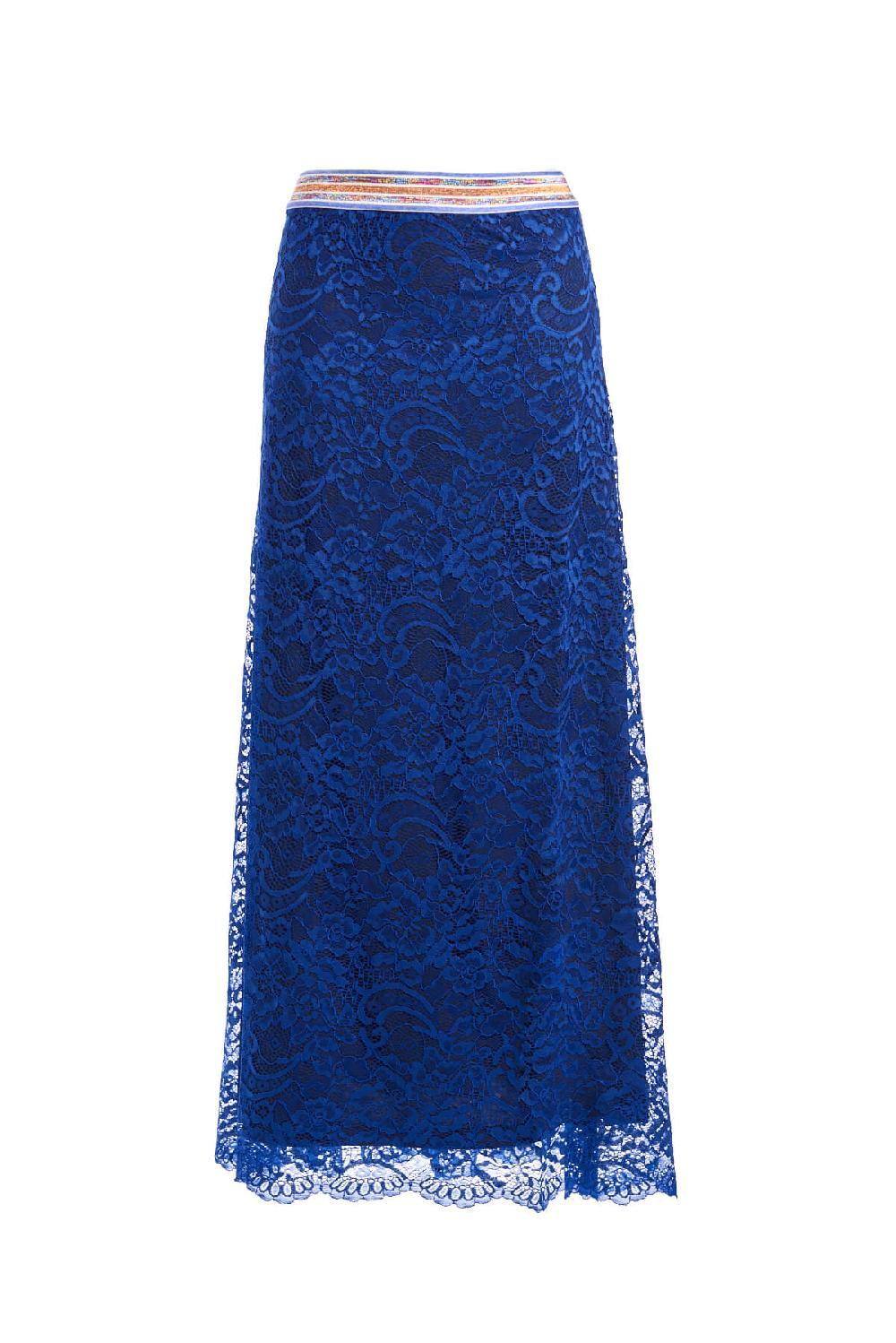 Save The Queen Gonna lunga in pizzo blu Negozio online di fabbrica