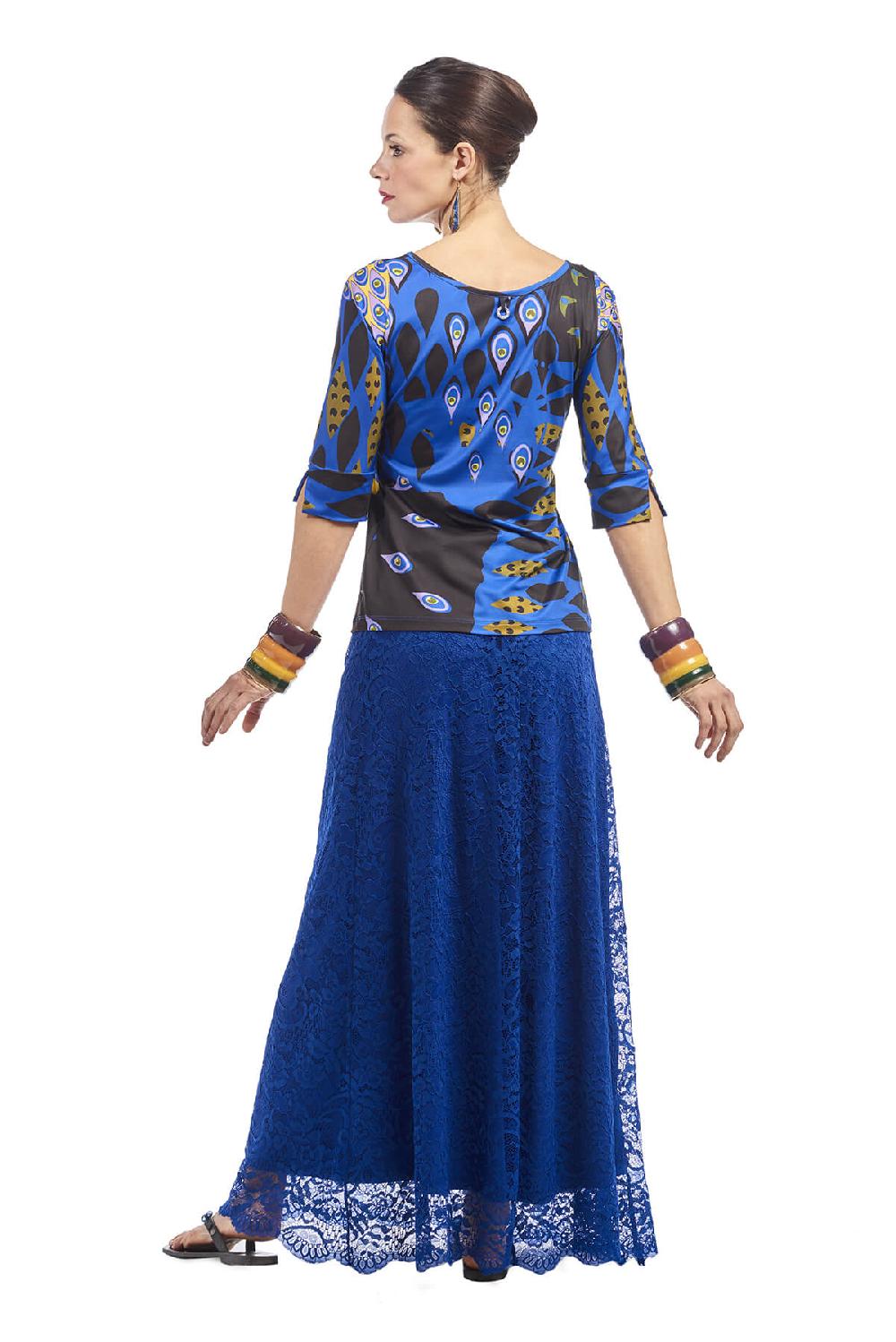 Save The Queen Gonna lunga in pizzo blu Negozio online di fabbrica
