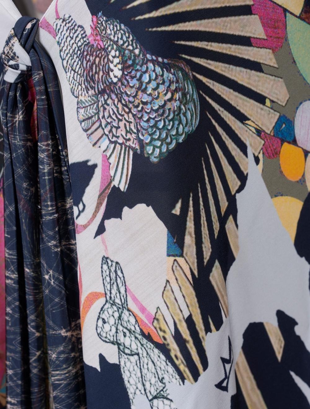 Save The Queen Vestito corto in viscosa con stampa Shopping online