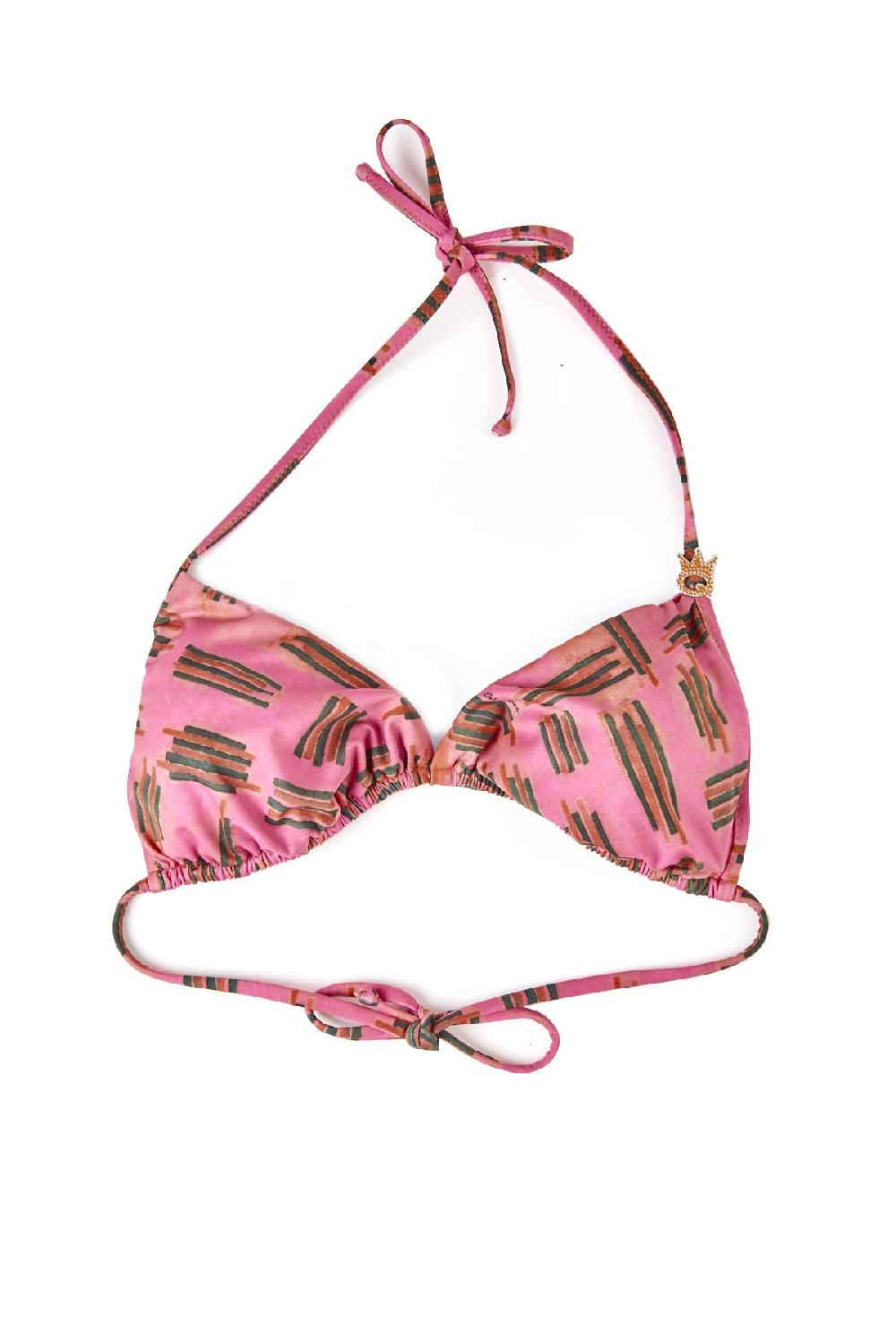Save The Queen Bikini con reggiseno a triangolo fantasia Italia