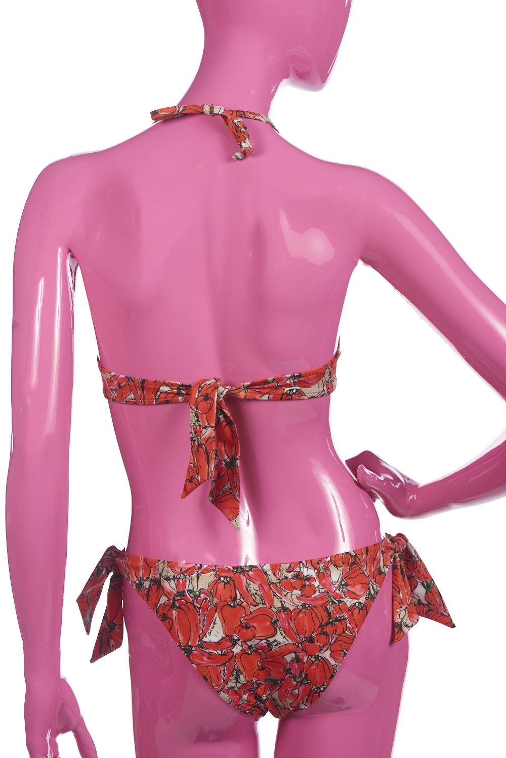 Save The Queen Bikini push up con stampa peperoni Soddisfazione Garantita