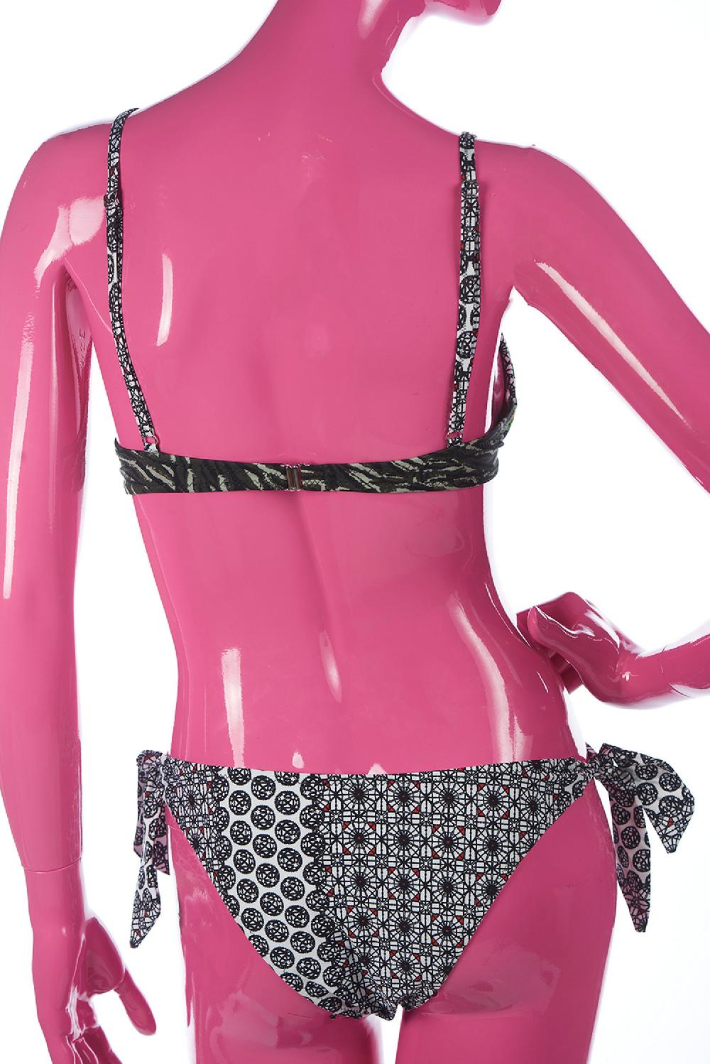 Save The Queen Bikini con coppa con ferretti e stampa dedicata alla Savana Affare Del Giorno