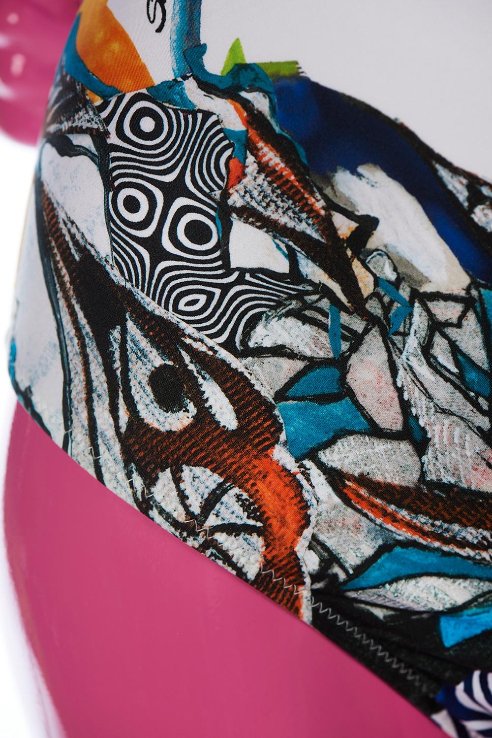 Save The Queen Costume intero con stampa dedicata all’arte contemporanea africana Sconto