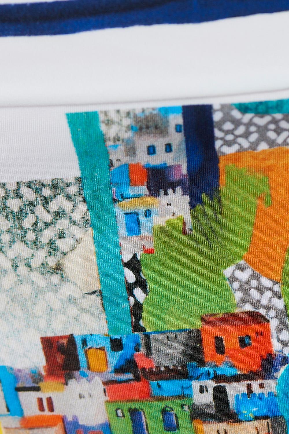 Save The Queen Shorts da bagno con stampa dedicata all’arte contemporanea africana Spedizione gratuita
