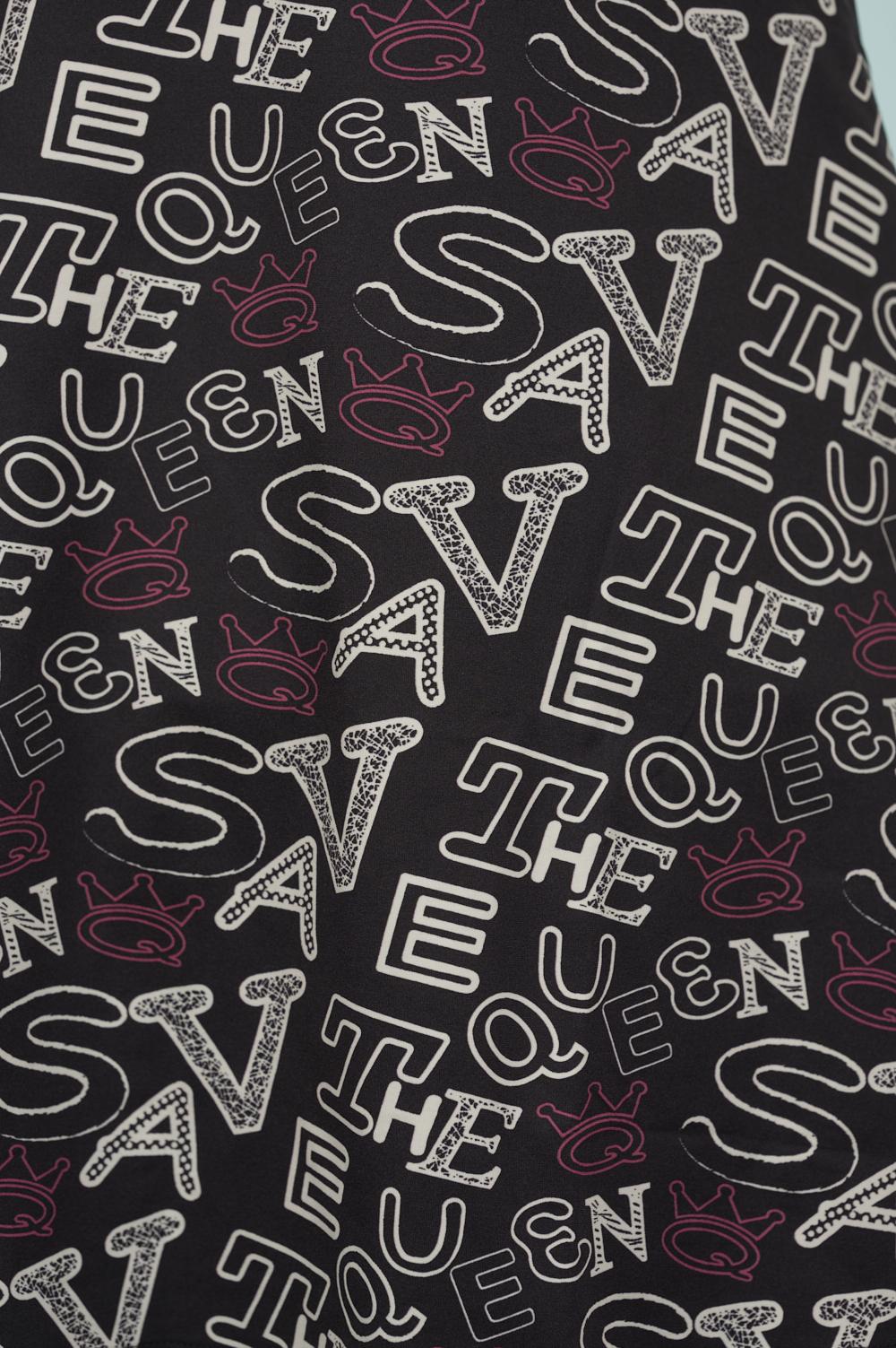 Save The Queen Vestito corto stampato Comprare a buon mercato